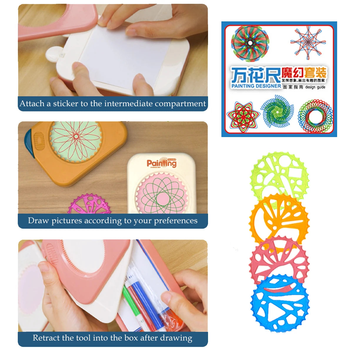 Spirograph Drawing Toy Set