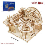 3D Wooden Mechanical Marble Run Puzzle