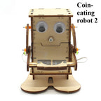 DIY Microscope Excavator Fan Robot Model Kit