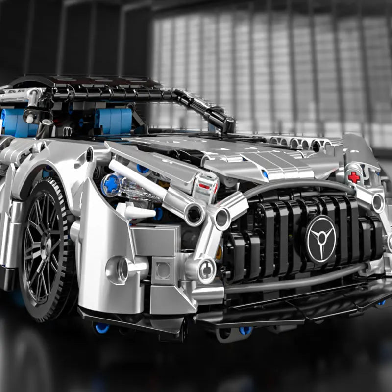 Racing Car Building Blocks Set