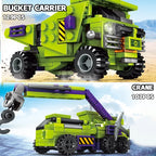 6-in-1 Deformation Car Assembly Building Blocks Set