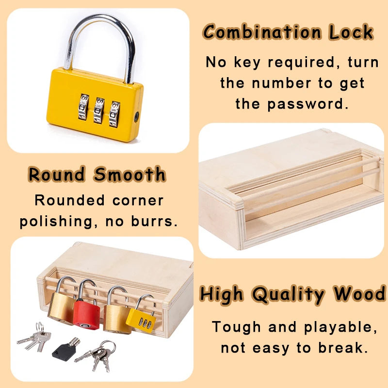 Montessori Lock & Key Learning Toy