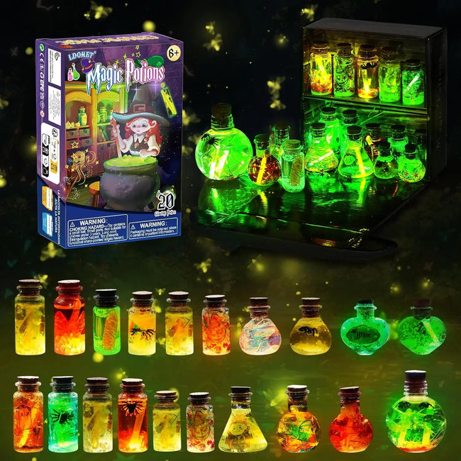 DIY Fairy Magical Potions Kit Witches' Magical Color Changing Freezing Potions Art Craft Kit Science Experiments Games Kid Craft Hover Image