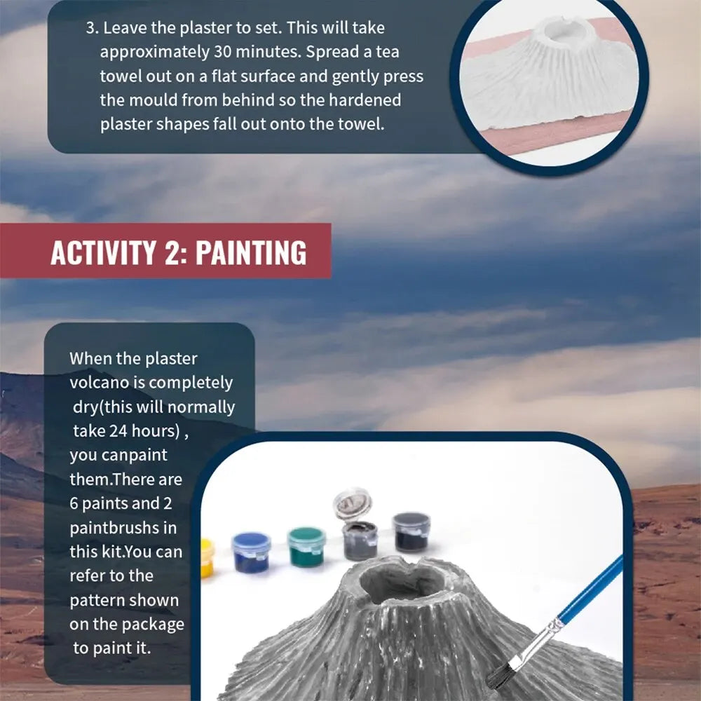 Volcano Eruption Experiment Kit