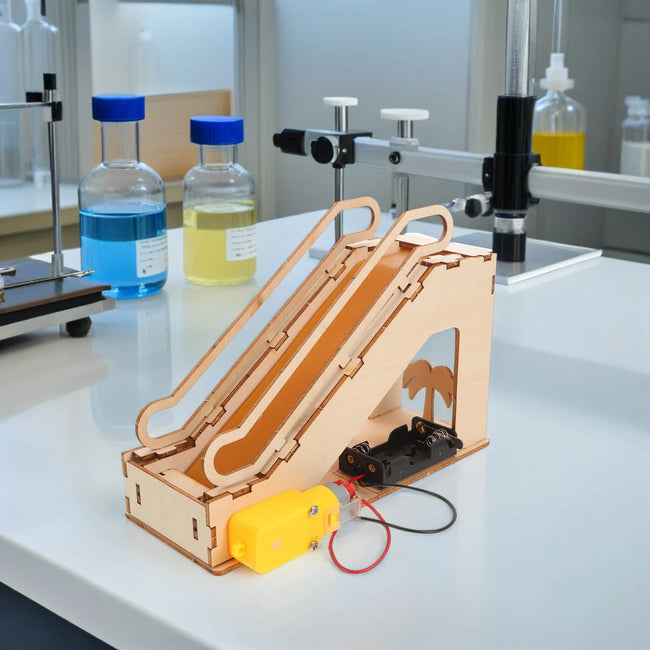 Wooden Electric Escalator DIY Kit Main Image