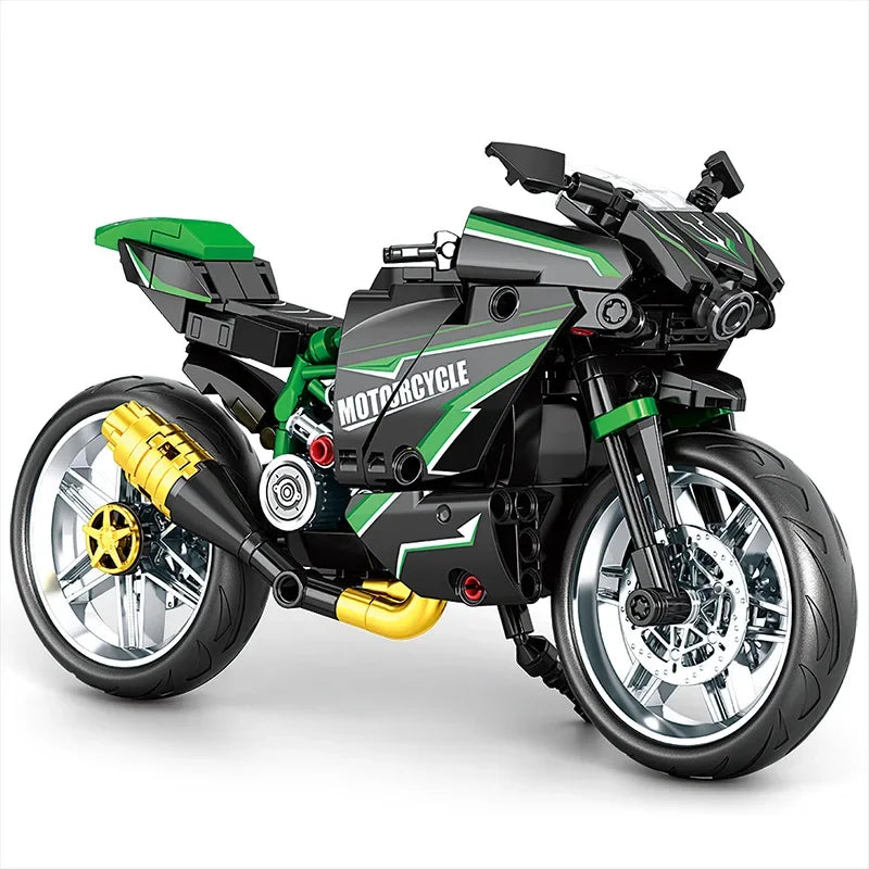 Racing MotorBike Building Blocks