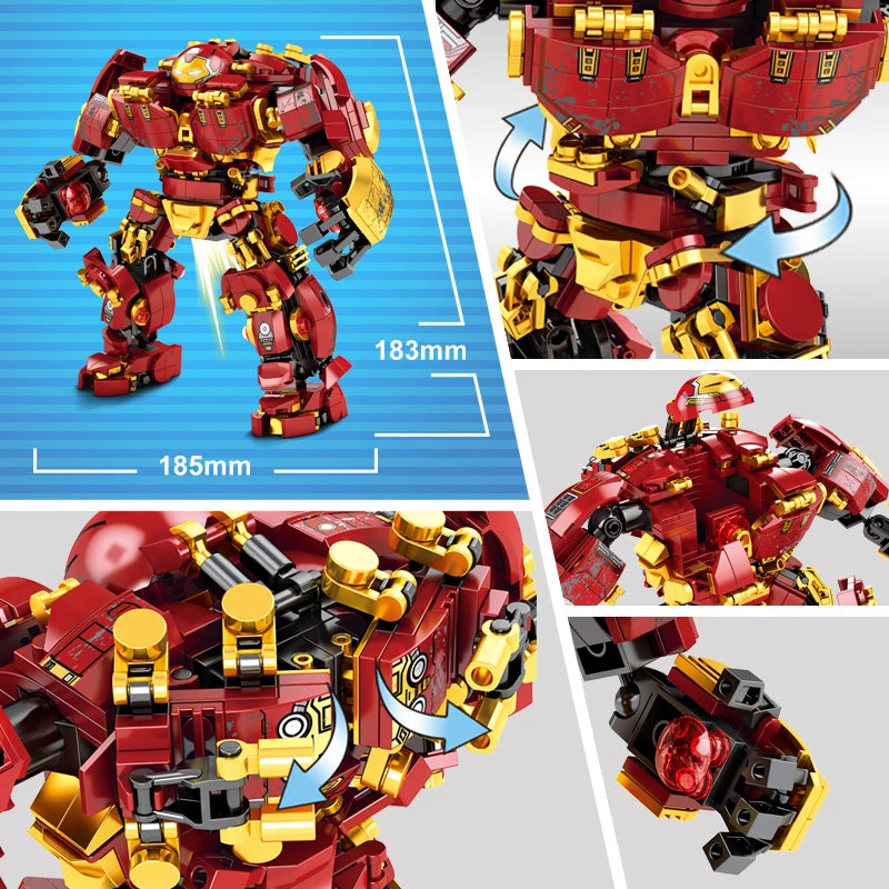 Superheroes Building Blocks Robot Model Set