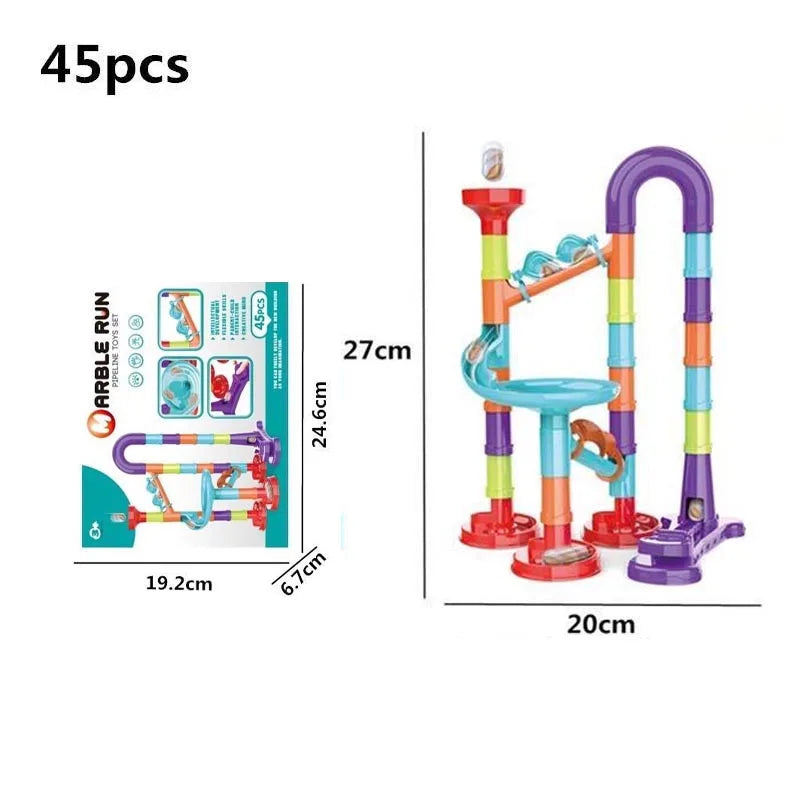 Marble Run Building Blocks Set