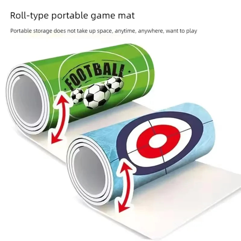 Portable Board Game Football Toy Mat Set