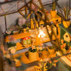 Mini Doll House Kit DIY Flower House