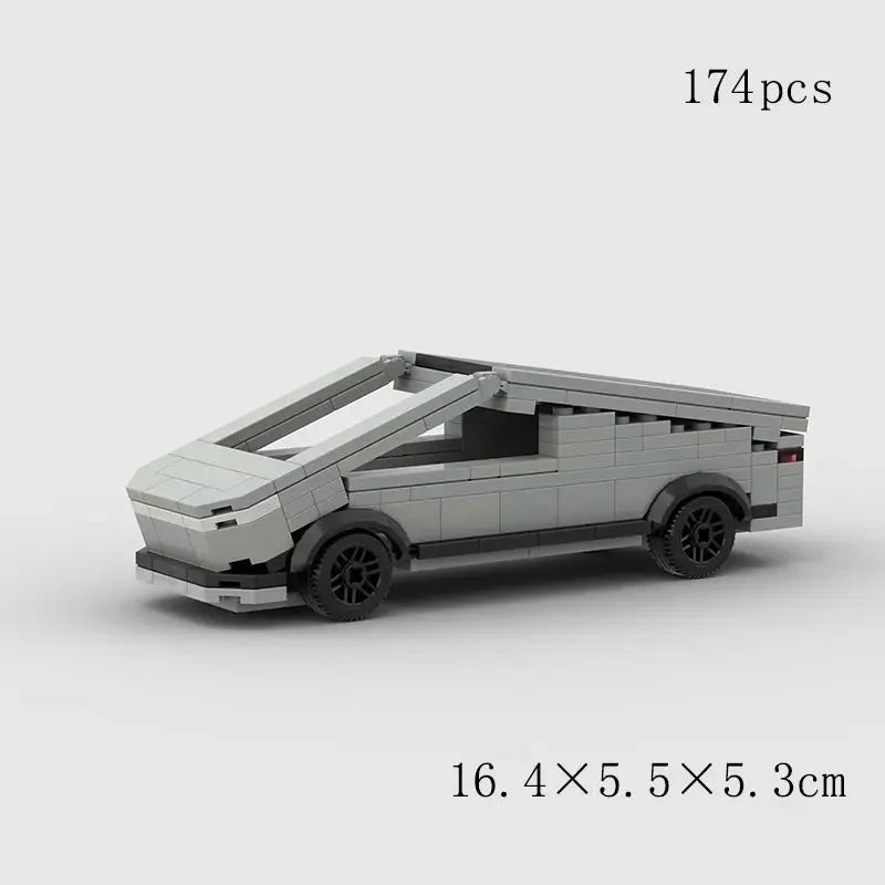 Electric Vehicle Model Car Bricks Set