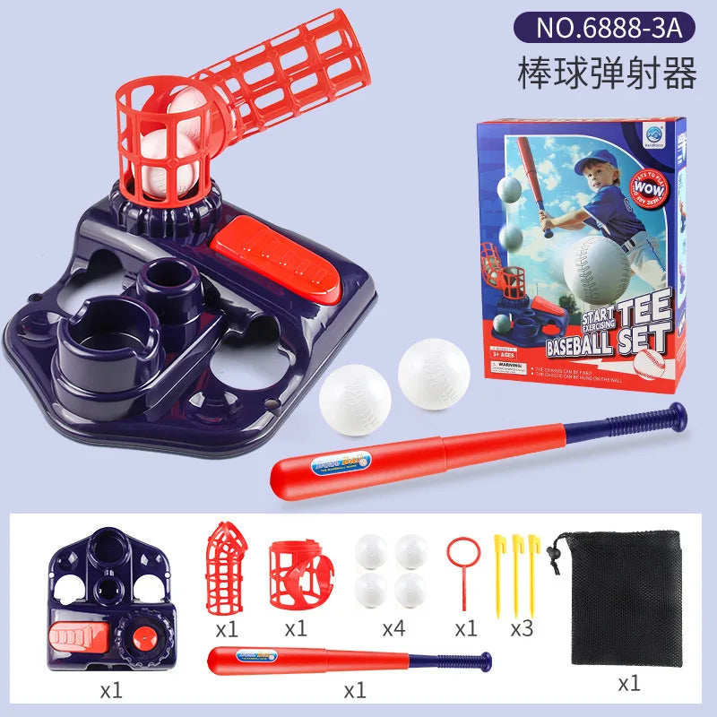 3-in-1 TEE Baseball Set – Outdoor Sports & Baseball Training Toy