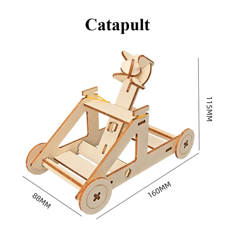 DIY Microscope Excavator Fan Robot Model Kit