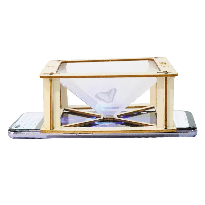 DIY 3D Holographic Projector Kit for Kids  Scientific Production Handmade Puzzle Experimental Materials Small Invention Projects