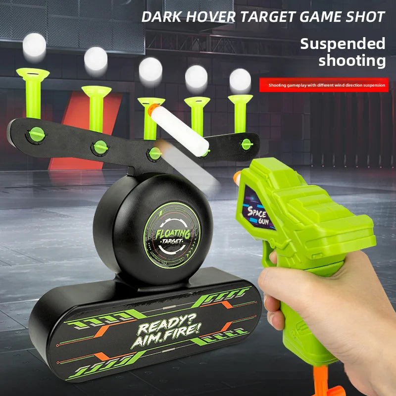 Tactical Luminous Electric Floating Dart Board – Kids Airsoft Shooting Game