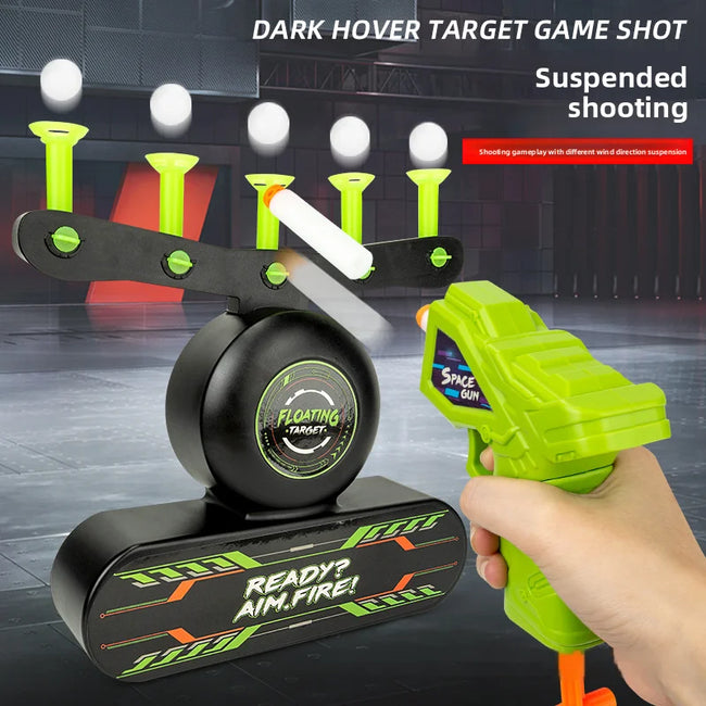 Tactical Luminous Electric Floating Dart Board – Kids Airsoft Shooting Game Hover Image