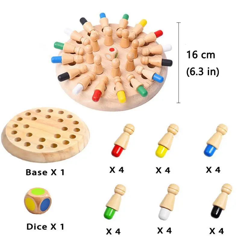Sensory Memory Match Stick Chess Game