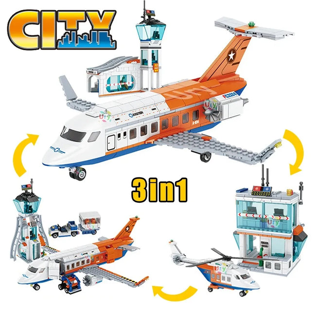 3-in-1 City Series Building Blocks Set Main Image