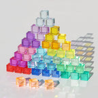 Acrylic Stacked Cube Building Blocks