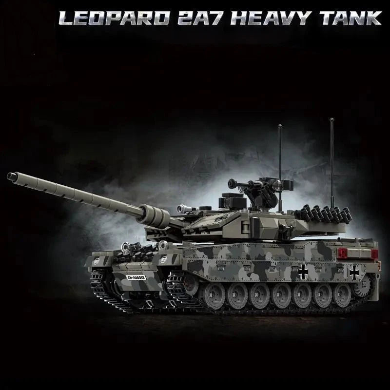 Leopard 2A7 Heavy Tank Building Blocks Set