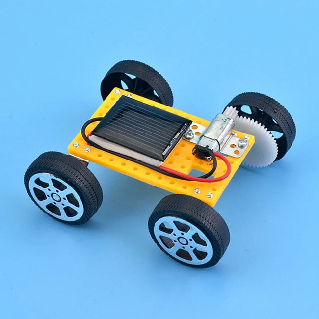 Mini Solar-Powered DIY Car Kit for Kids Main Image