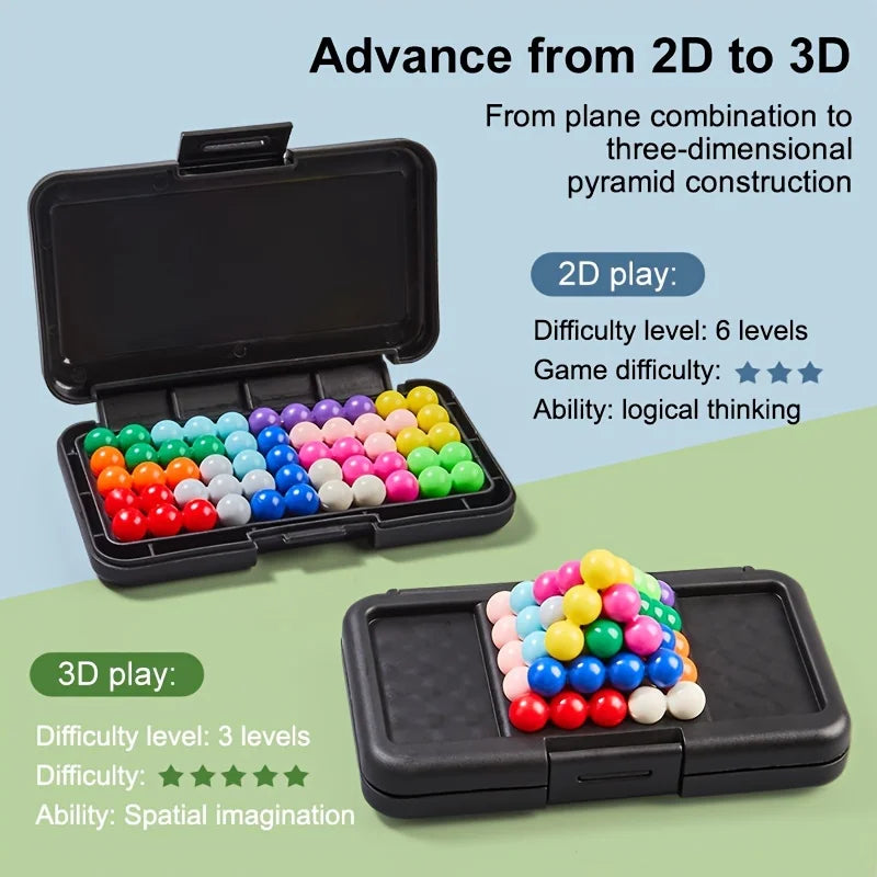 3D Puzzle Board Game - 200 Challenges
