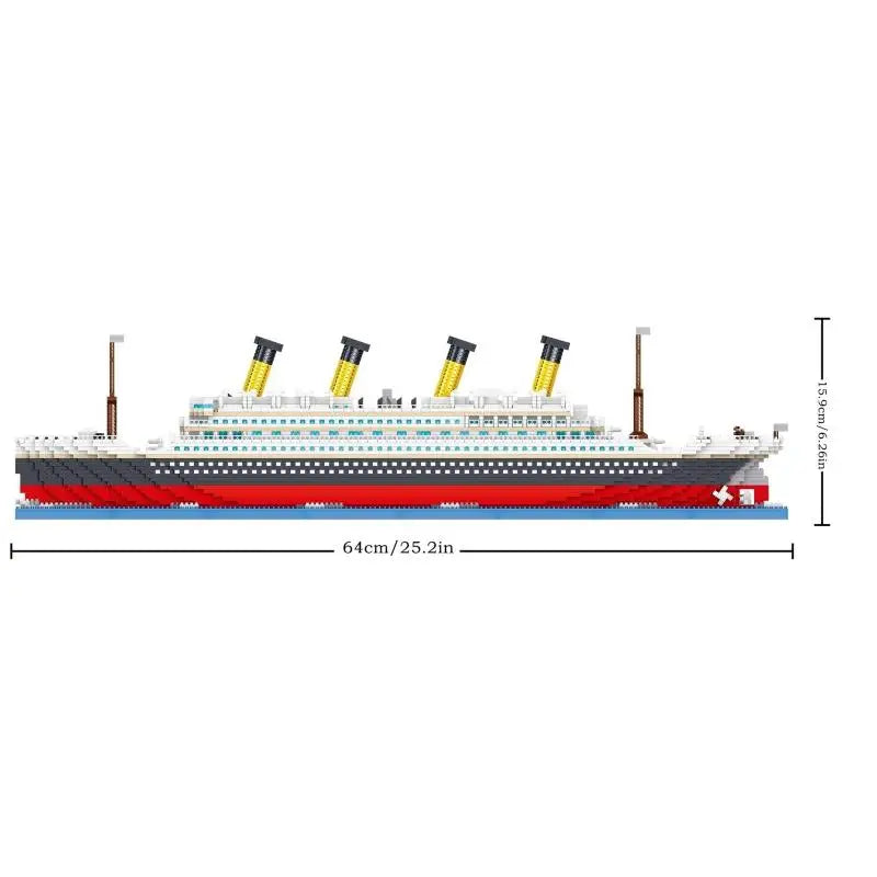 Titanic Building Blocks Cruise Ship Model Kit