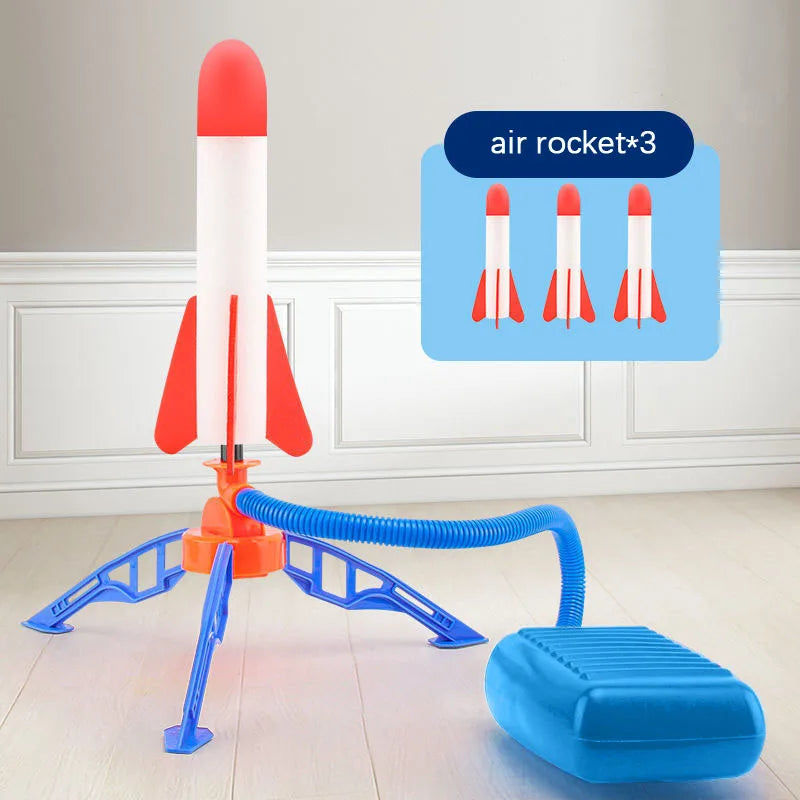 Kid Air Rocket Foot Pump Launcher – Outdoor Sports & Fun Toy