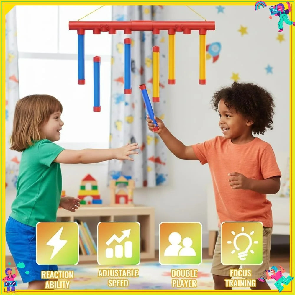 2-Player Challenge Drop Sticks Game – Fun Reaction & Coordination Training Toy 🎯👐