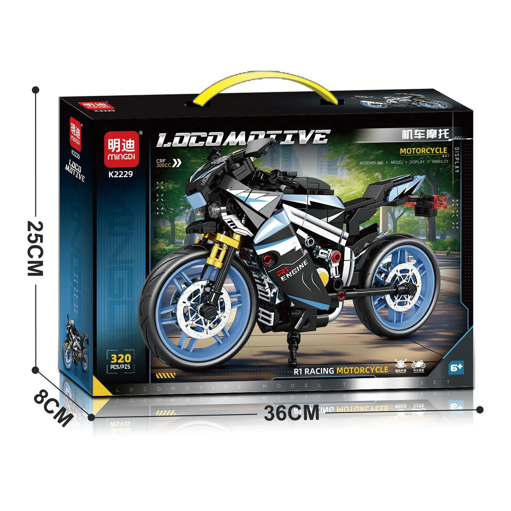 Racing MotorBike Building Blocks