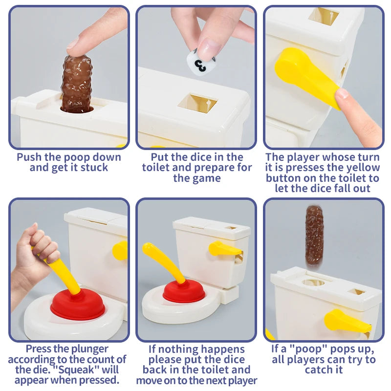 Funny Toilet Trick Toy Party Game