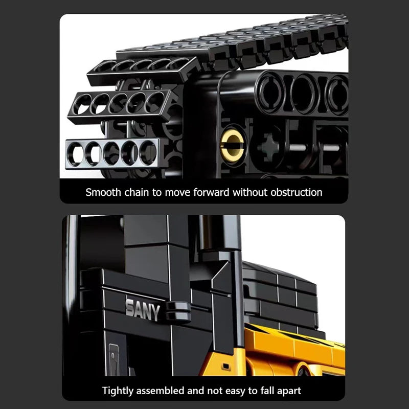 SEMBO BLOCK 1022-Piece Excavator Model