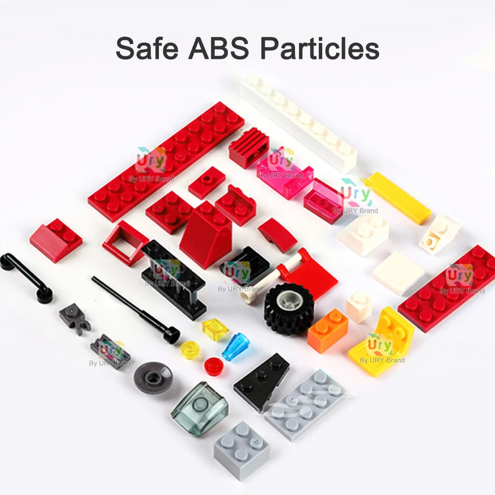 City Fire Station Building Blocks Set