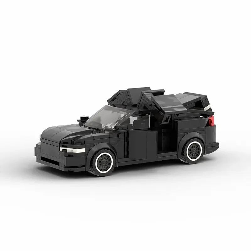 Electric Vehicle Model Car Bricks Set
