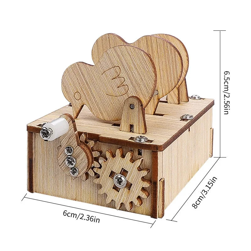 DIY Microscope Excavator Fan Robot Model Kit