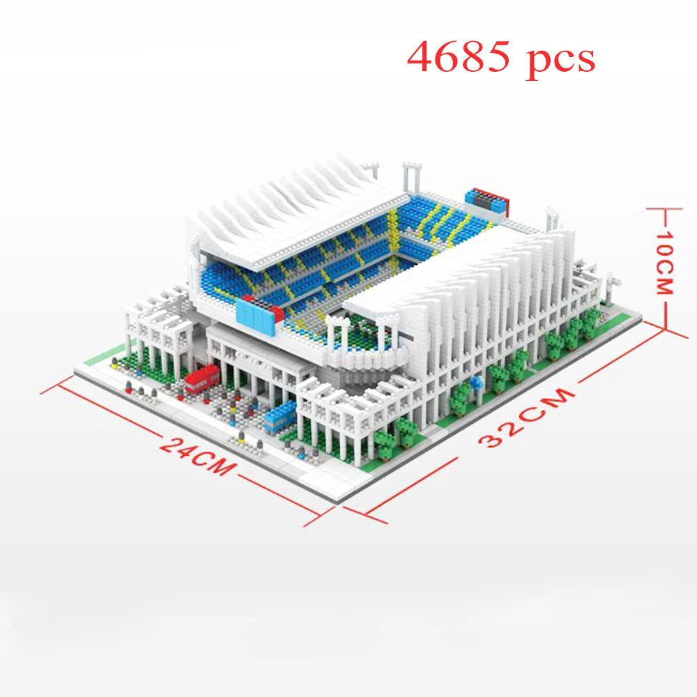 Barcelona Soccer Stadium Micro Blocks Building Set