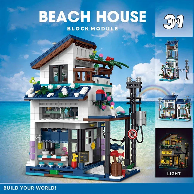 Japanese City Street View Building Block Set Main Image