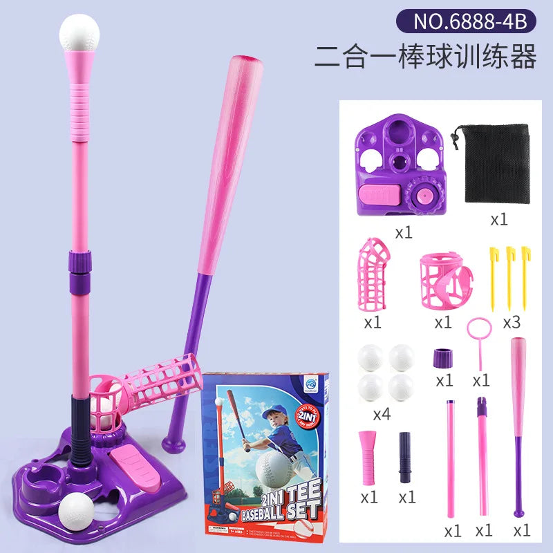 3-in-1 TEE Baseball Set – Outdoor Sports & Baseball Training Toy