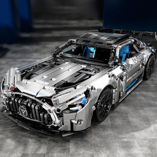 Racing Car Building Blocks Set Hover Image