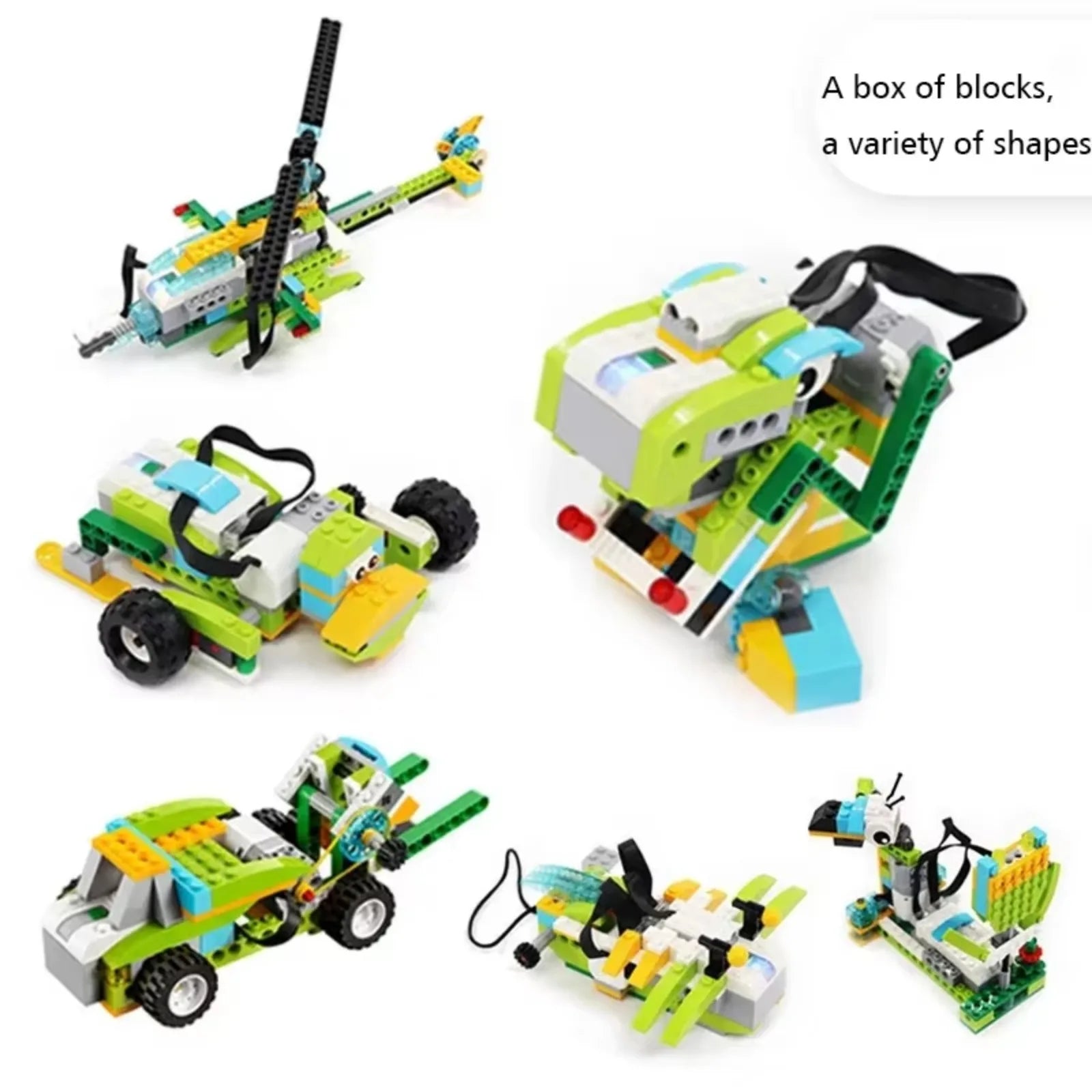 Educational Building Blocks Kit with Electronic Sensors