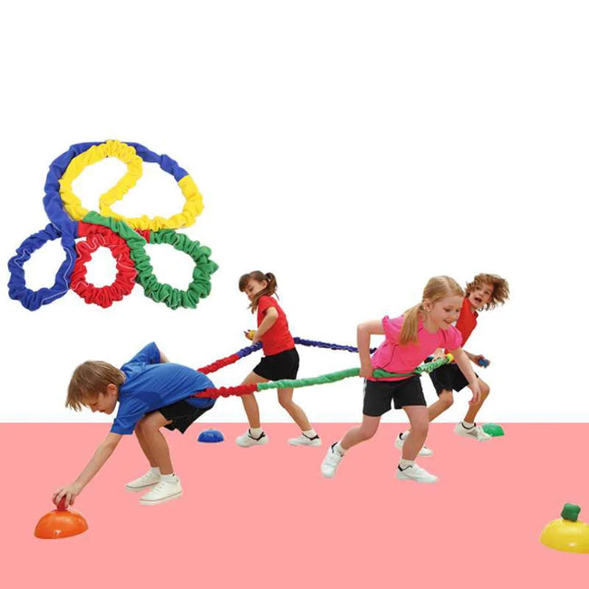 Outdoor Team Building Elastic Rope Circle – Fun Sports & Sensory Game for Kids Main Image