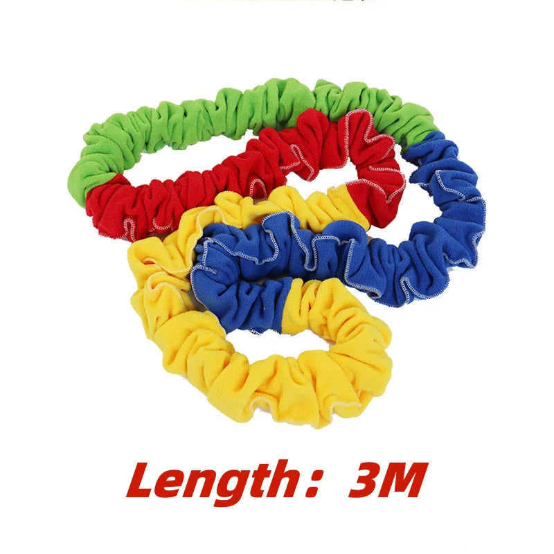 Outdoor Team Building Elastic Rope Circle – Fun Sports & Sensory Game for Kids