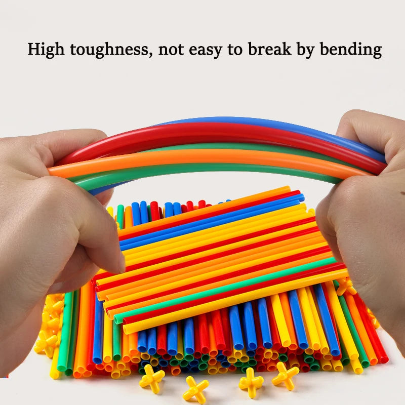 Straw Constructor Building Toys Set