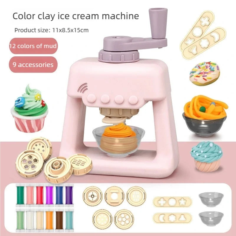 Color Clay Noodle Machine DIY Set