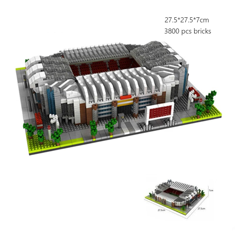 Barcelona Soccer Stadium Micro Blocks Building Set