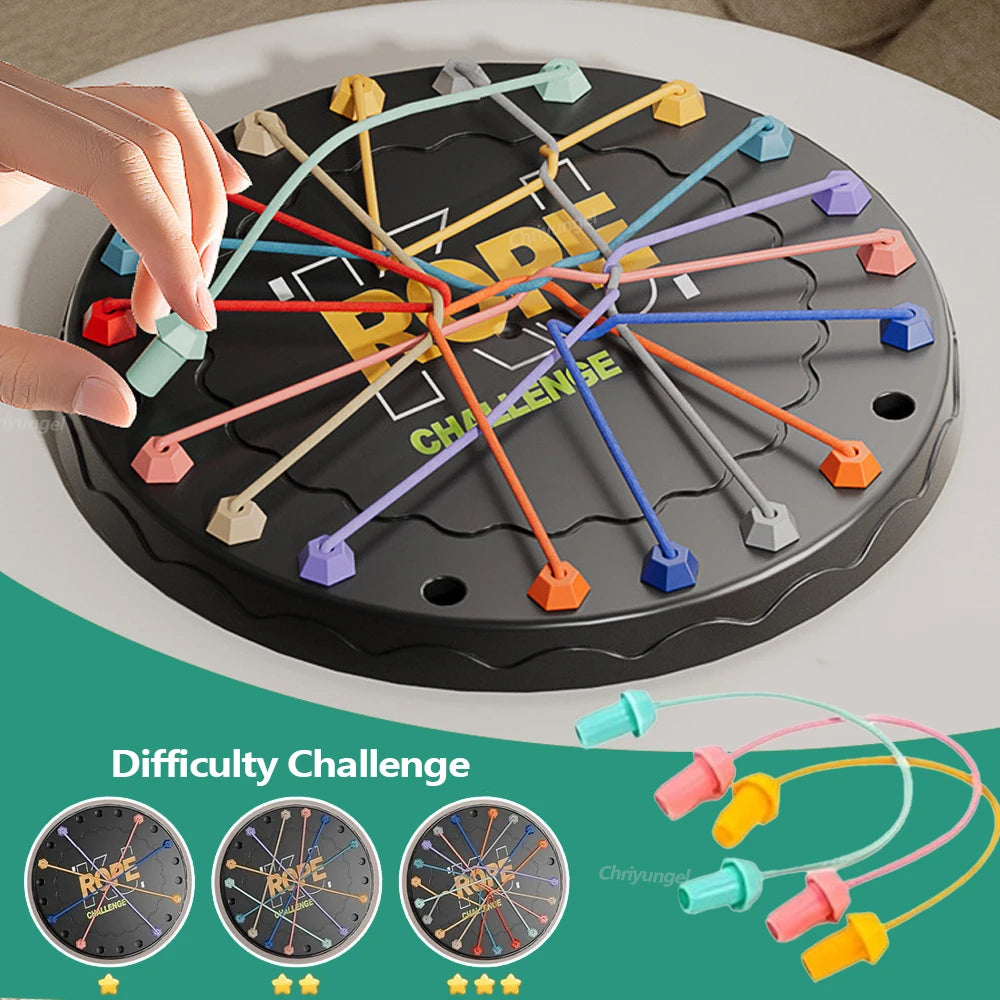 Rope Tangle Puzzle Table Game Set