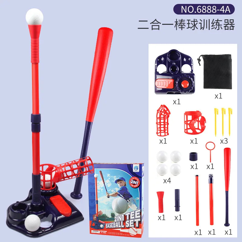 3-in-1 TEE Baseball Set – Outdoor Sports & Baseball Training Toy