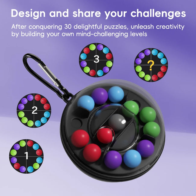 Rotating Puzzle Ball Brain Teaser Toy Main Image
