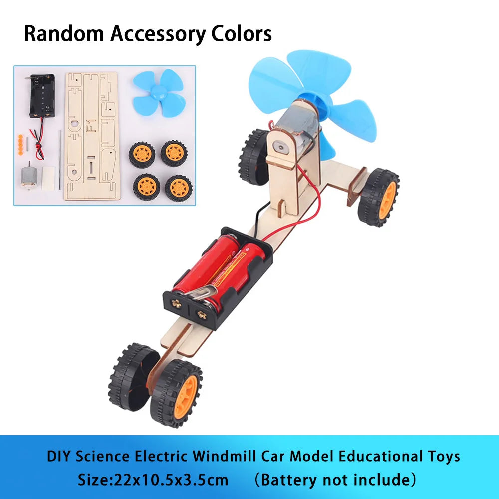 DIY Electric Wind-Powered Car