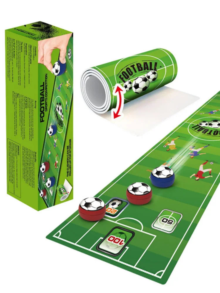 Interactive Bowling & Curling Mat Game – Fun Football-Inspired Family Toy